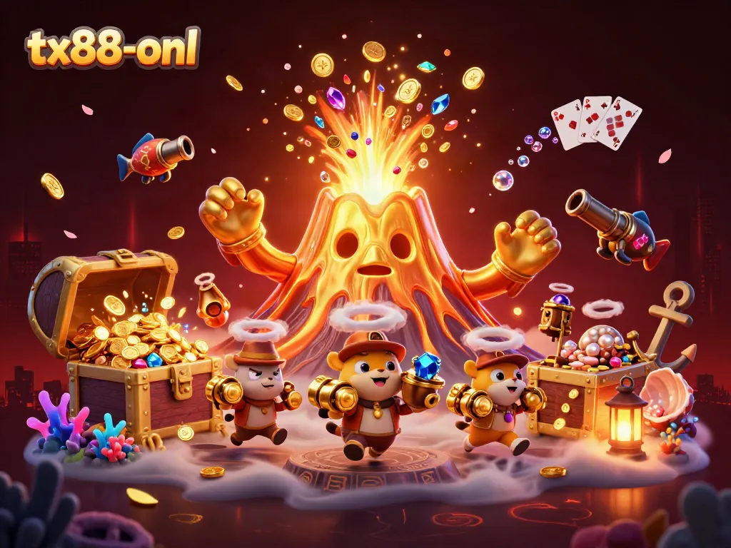 Enjoy thrilling wins at tx88-onl with a vibrant 3D casino adventure featuring treasure and excitement!