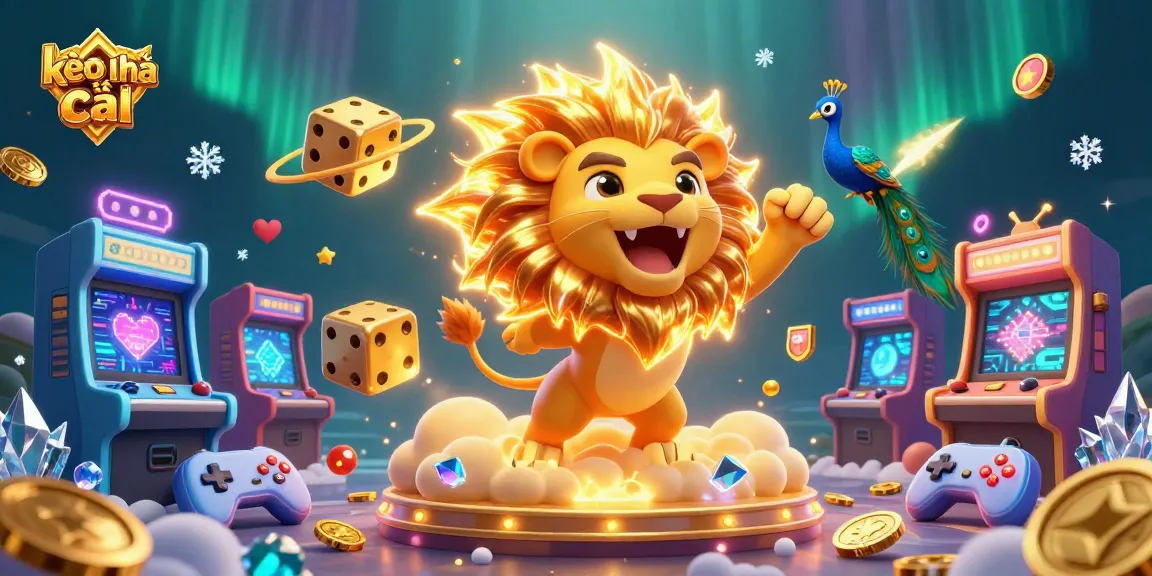 Experience the excitement of kèo nhà cái with vibrant 3D casino elements and dynamic characters.