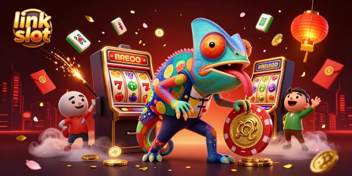 Memenangkan link slot dengan chameleon kasino warna-warni, simbol buah, dan jackpot terbang untuk pengalaman seru.