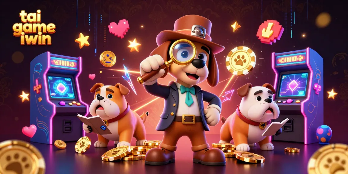 Play tai game iwin with exciting 3D characters and vibrant casino elements in an engaging scene.