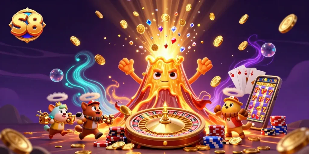 Experience thrilling wins at S8 with our vibrant casino adventure featuring treasures and games.